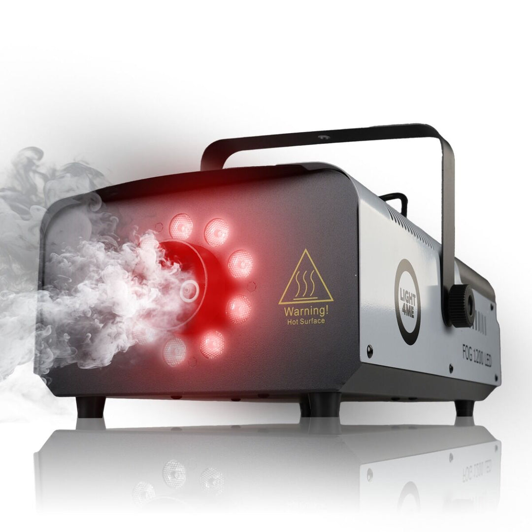 Light4Me Fog 1200 LED Machine à brouillard 1200W avec RGB LED & DMX