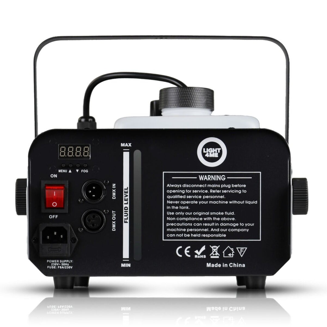 Light4Me Fog 1200 LED Machine à brouillard 1200W avec RGB LED & DMX