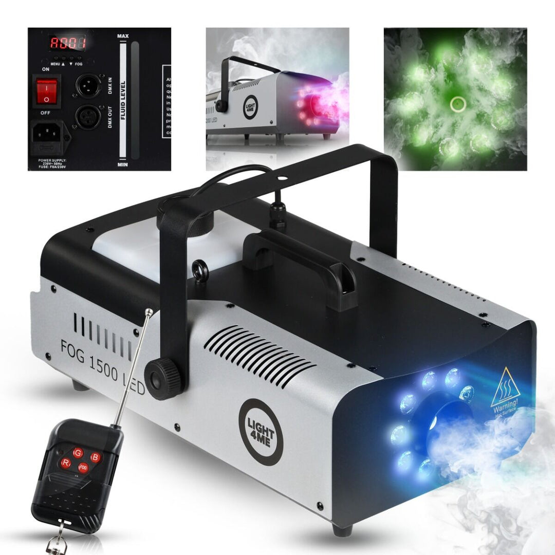 Light4Me LED Machine à brouillard + DMX (1500W)