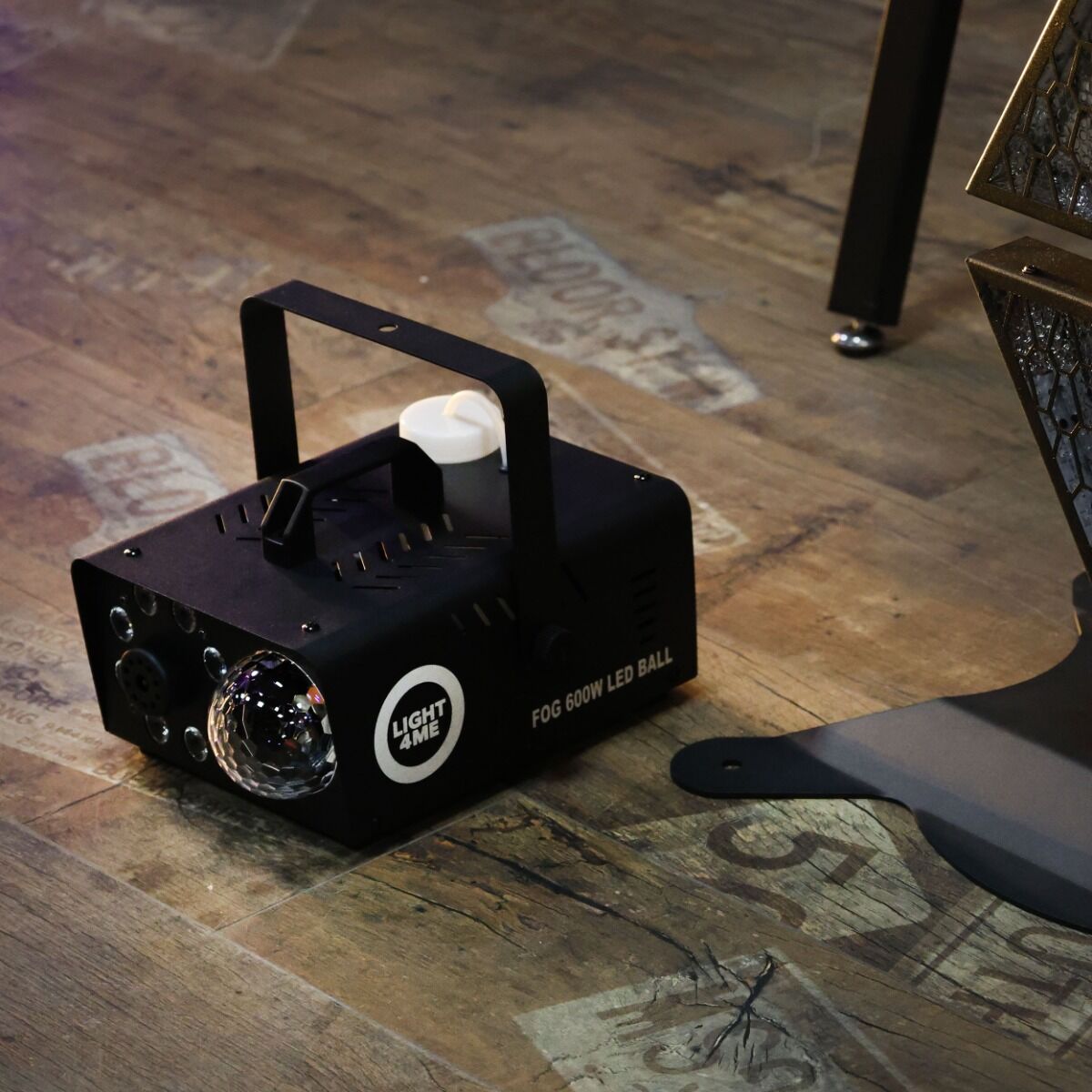 Light4Me Fog 600W LED Ball Fog Machine – RGB Disco Effect