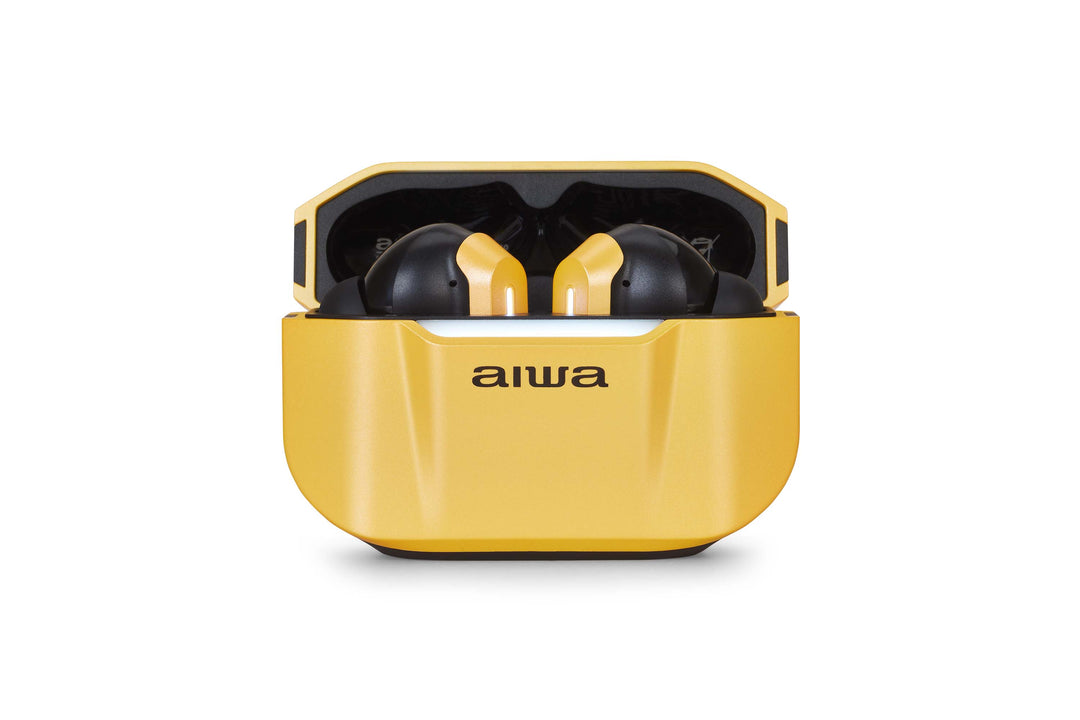 Aiwa ETWS-330YL écouteurs TWS, Jaune