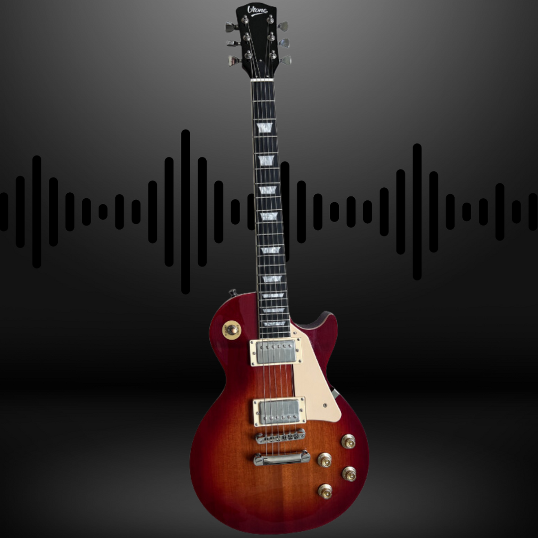 V-TONE VLP1 BS Guitare électrique 4/4 Les Paul Honey-Wine