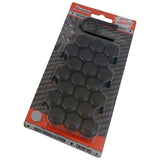 Cache-écrous 21 pièces 21 mm noirs avec outil de démontage
