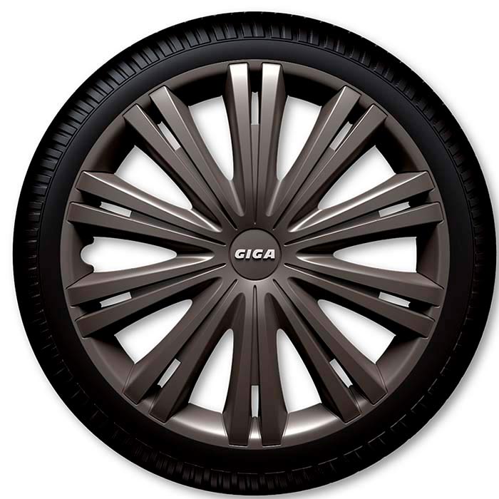 13" Set d'enjoliveurs Giga anthracite