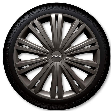 15" Set d'enjoliveurs Giga anthracite