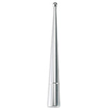 Antenne fouet 120mm chromée, filetage 5&6 mm