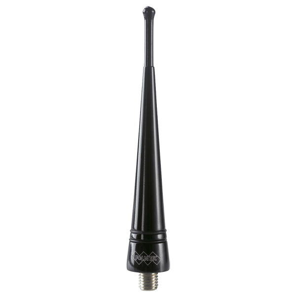 Antenne fouet 90mm noir, vis 5+6+7mm