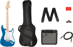 Fender Squier Sonic Stratocaster El-Guitar Start Package (noir)