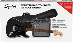Fender Squier Sonic Stratocaster El-Guitar Start Package (noir)