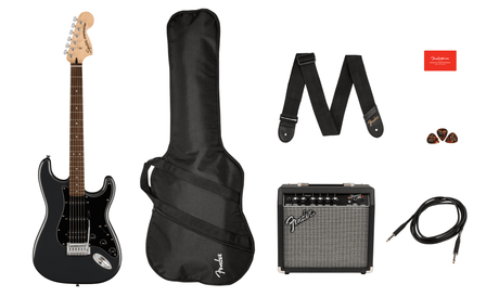 Fender Squier Sonic Stratocaster El-Guitar Start Package (noir)