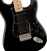 Fender Squier Sonic Stratocaster HSS Electric Guitar (Black)