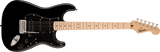 Fender Squier Sonic Stratocaster HSS Electric Guitar (Black)