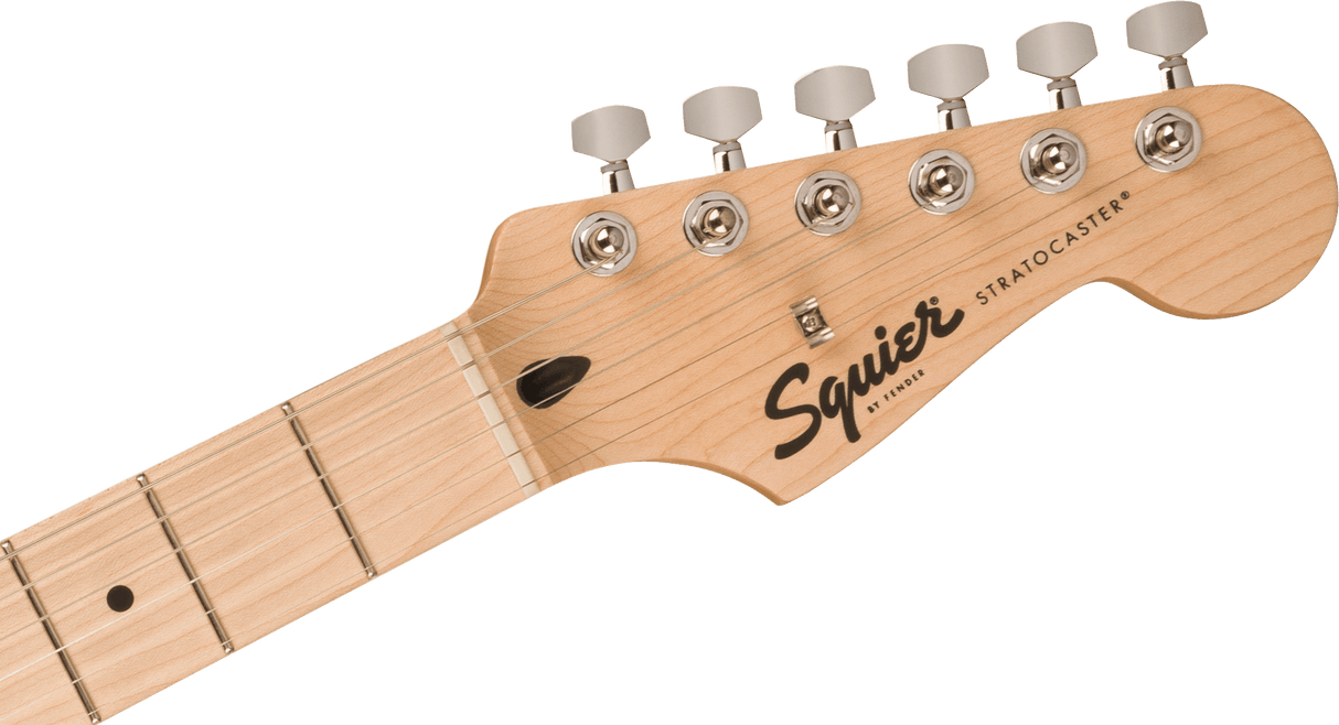 Fender Squier Sonic Stratocaster HSS Electric Guitar (Black)