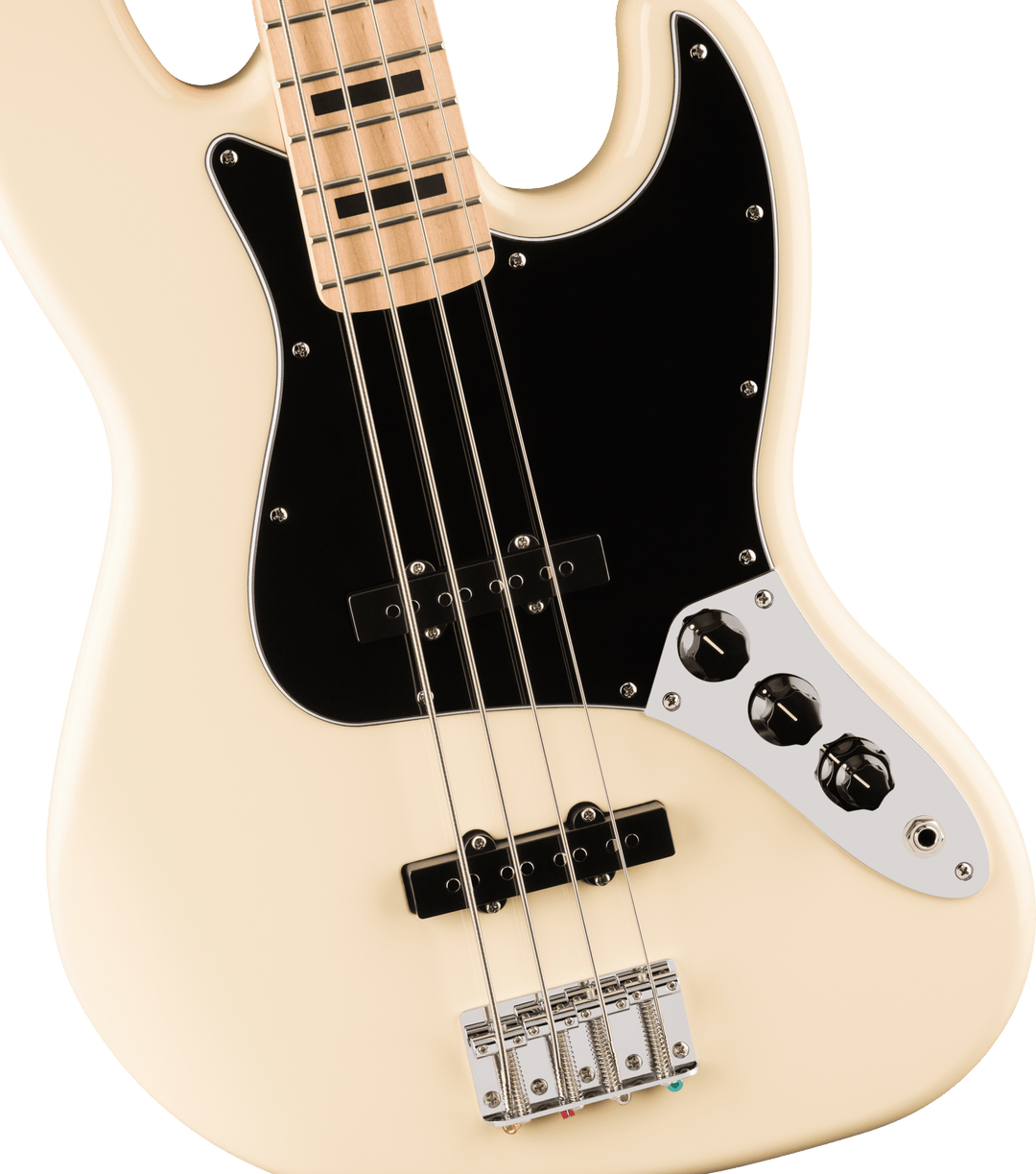 Fender Squier Affinity Active Jazz Basse Électrique (Olympic White)