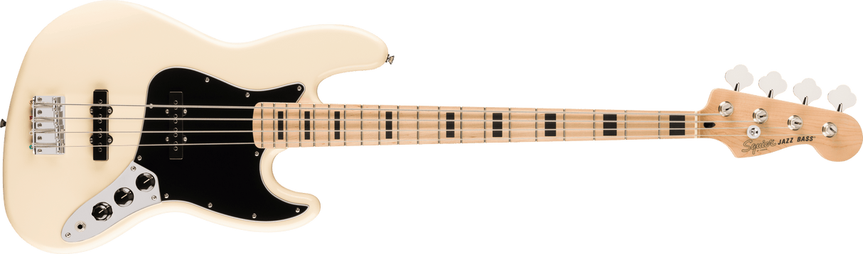 Basse électrique Fender Squier Affinity Active Jazz (Olympic White)