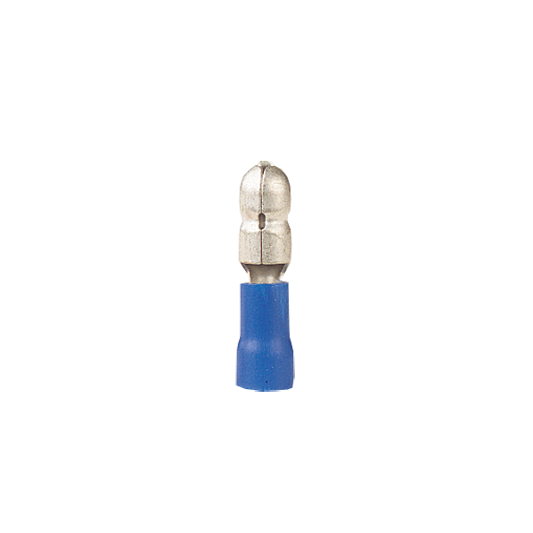 Cosse de câble bleue mâle ronde 1,5-2,5mm2 10 pièces