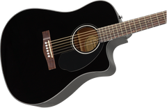 Fender CD-60SCE Dreadnought Guitare Western (Sort)