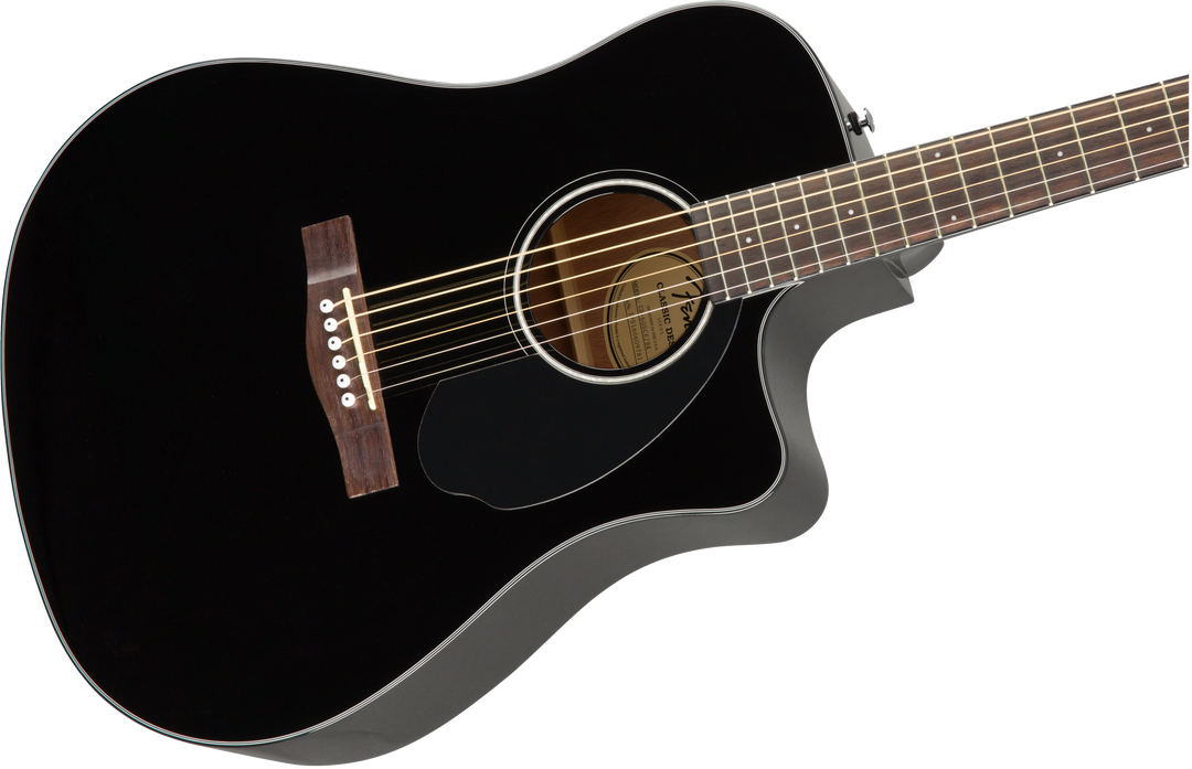 Fender CD-60SCE Dreadnought Guitare Western (Sort)