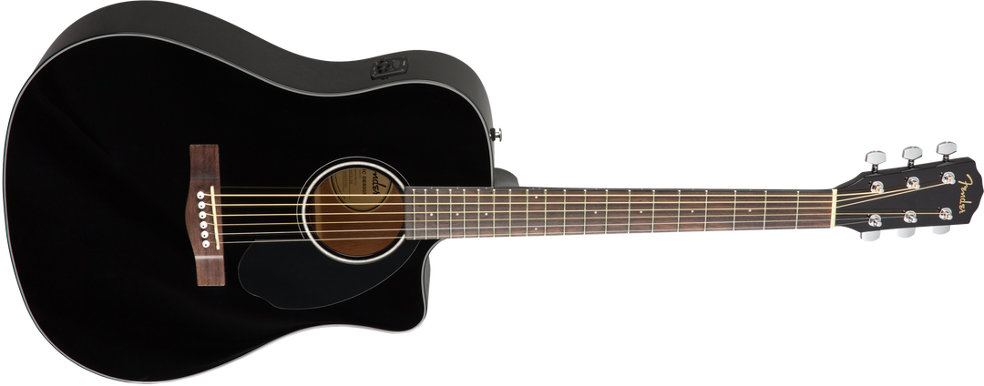 Fender CD-60SCE Dreadnought Guitare Western (Sort)