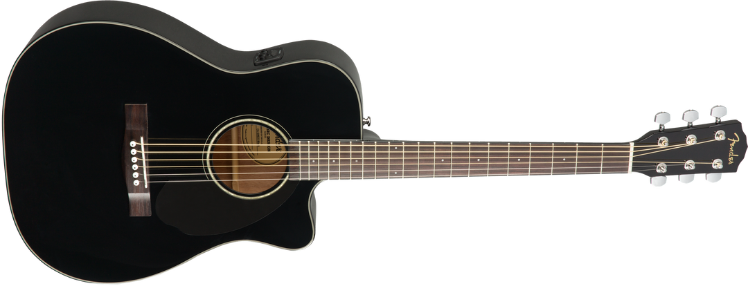 Fender CC-60SCE Concert Guitare Western (Sort)