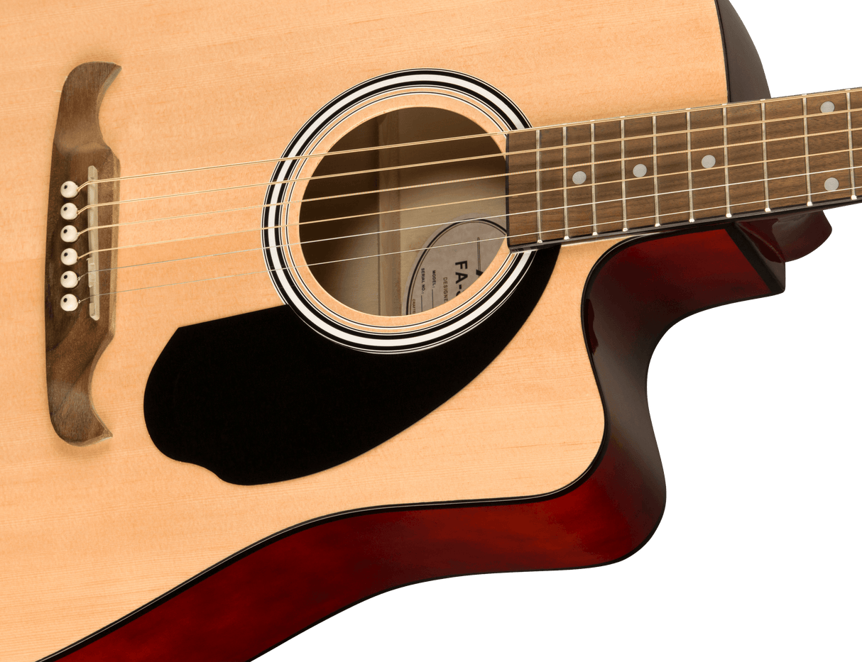 Fender FA-125CE Dreadnought Western Guitar (Natural)
