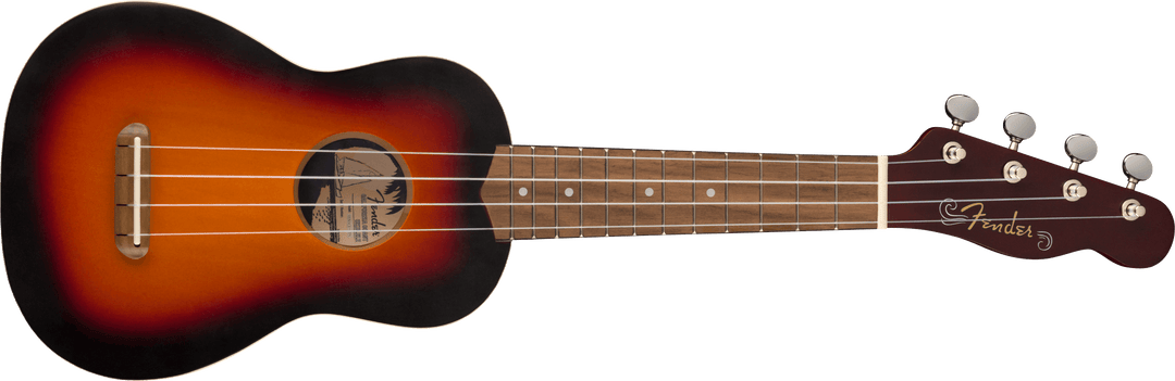 Fender Venice Soprano Ukulélés (Sunburst 2 couleurs)