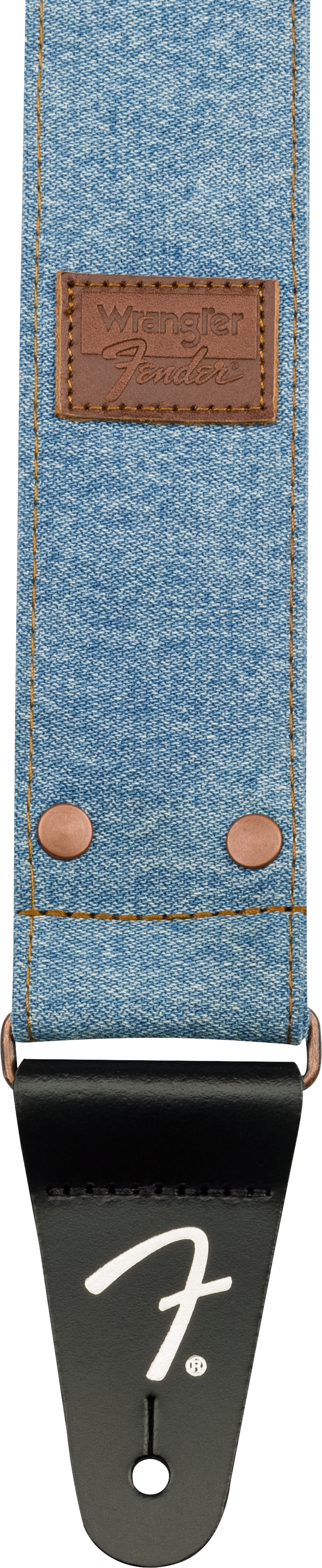 Sangle Guitare Fender x Wrangler Denim (Light Indigo, 2")