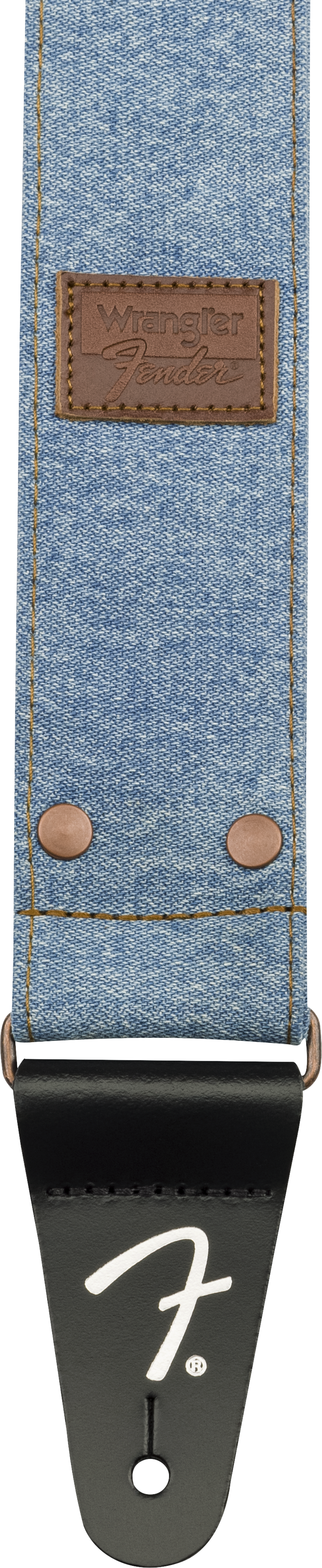 Fender x Wrangler Denim Guitar Strap (Light Indigo, 2")