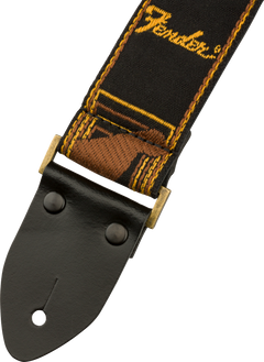 Sangle Guitare Fender Legacy Vintage (Black/Yellow/Brown, 2")