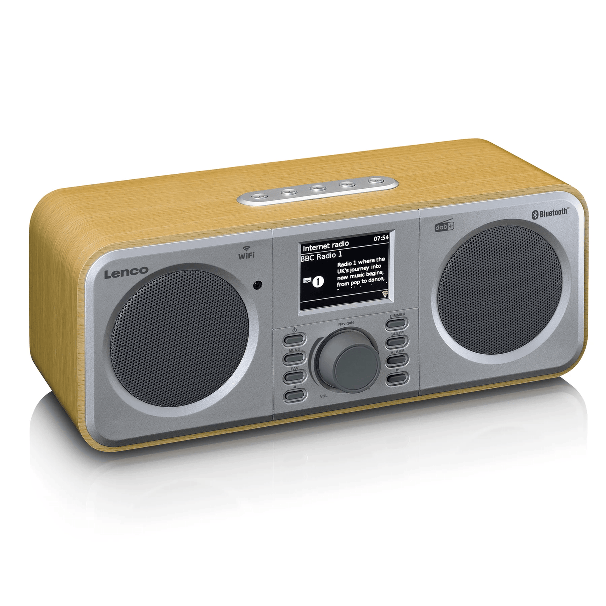 Lenco DIR-141 Internet Radio (Wood)