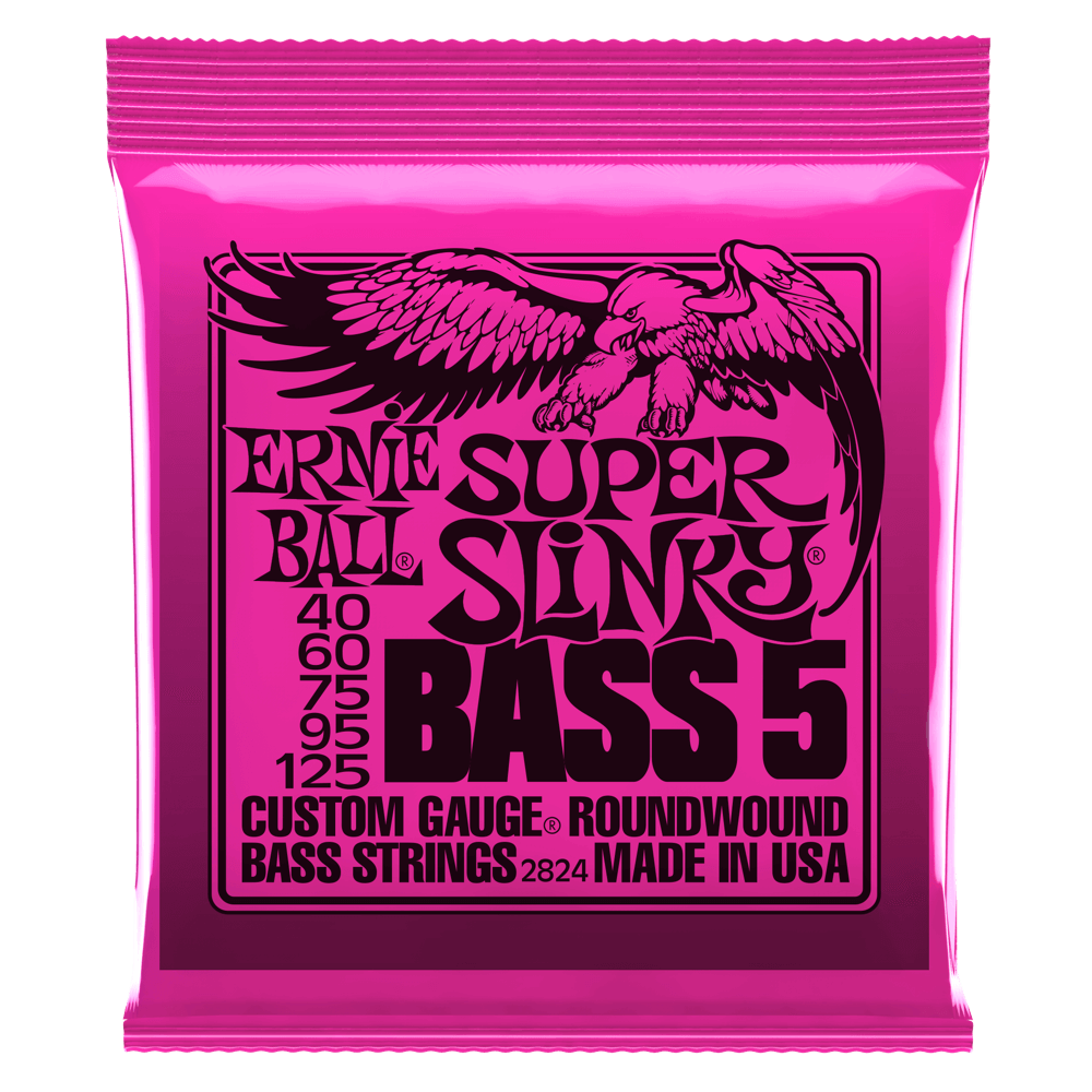 Ernie Ball Slinky Nickel Wound Bass String 5, Bass Guitar