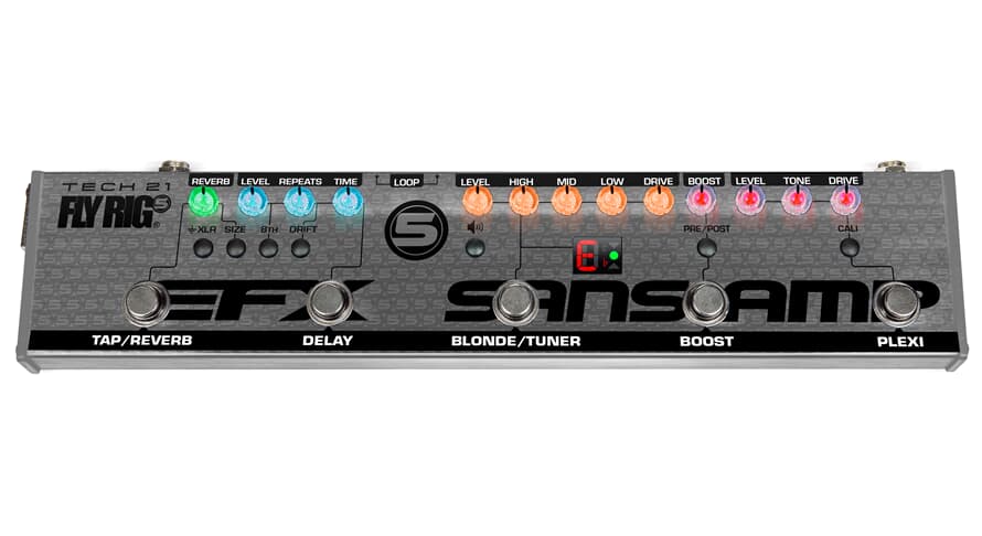 Tech 21 Fly Rig 5 v2 multi-effet pour guitares