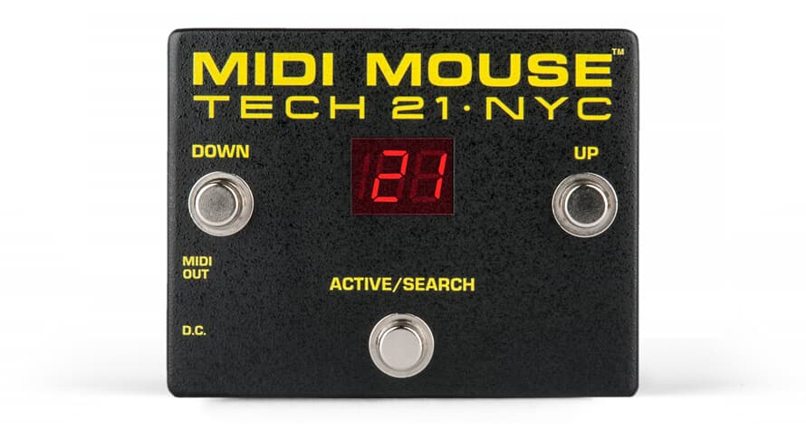 Tech 21 MIDI Mouse contrôleur au pied MIDI