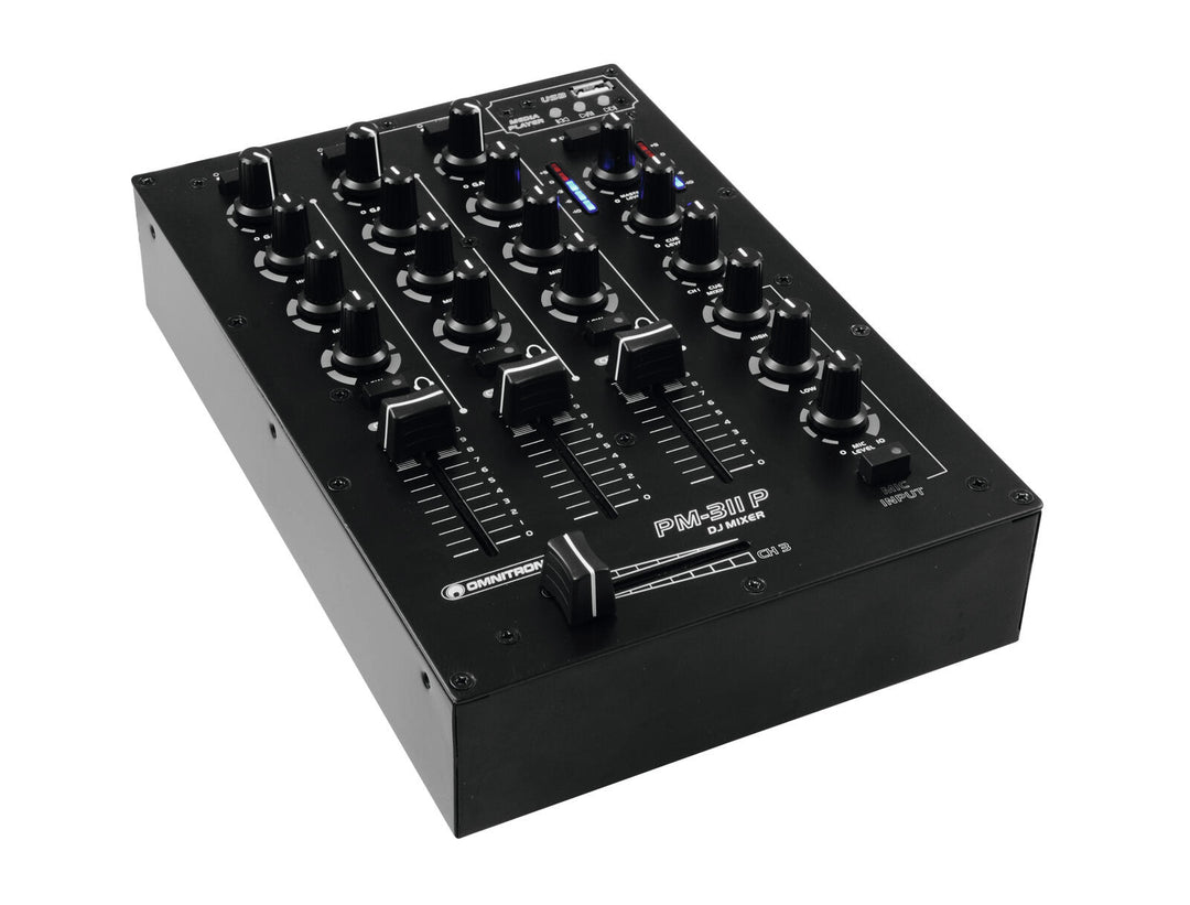 OMNITRONIC PM-311P Table de mixage DJ avec lecteur