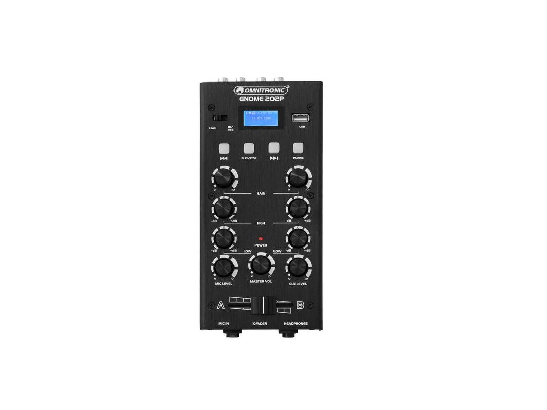 Mini-mixeur OMNITRONIC GNOME-202P noir
