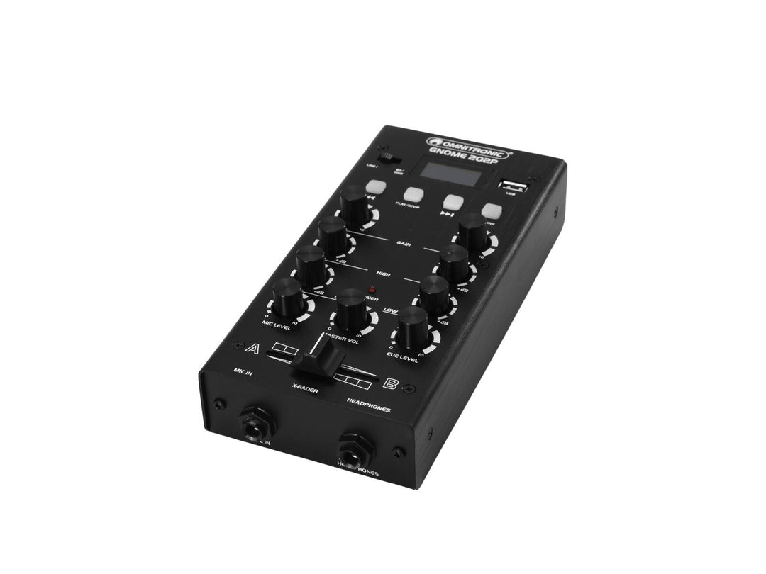 Mini-mixeur OMNITRONIC GNOME-202P noir