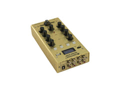 OMNITRONIC GNOME-202P mini-table de mixage dorée