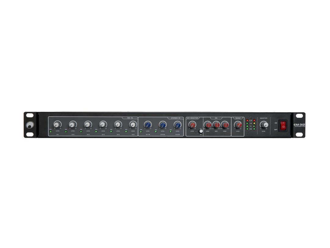 OMNITRONIC Table de mixage de divertissement EM-312
