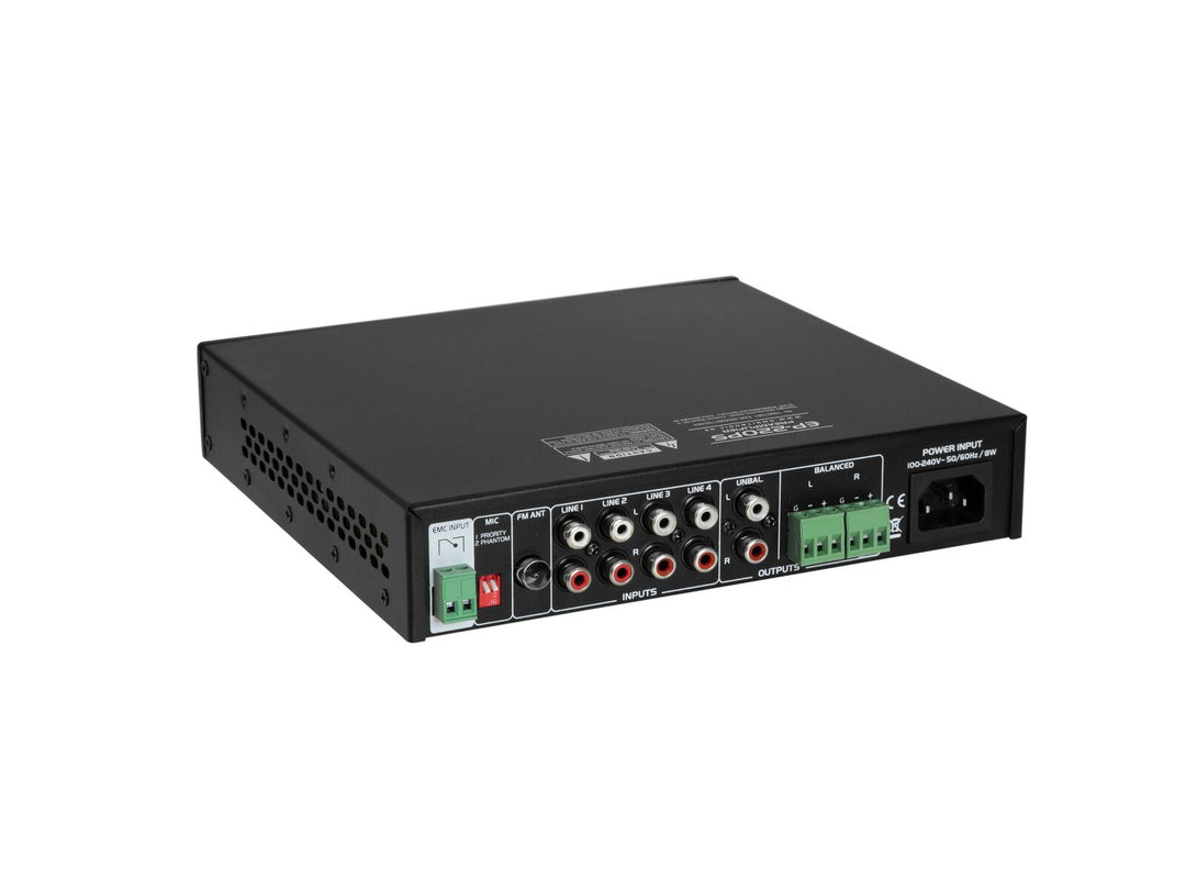 OMNITRONIC EP-220PS Préamplificateur avec lecteur MP3, Bluetooth et radio FM 9.5"