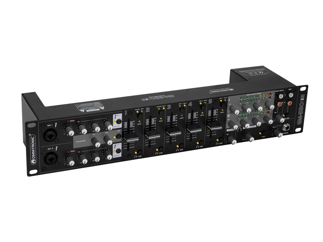 Console de mixage de divertissement OMNITRONIC EM-550B MK2