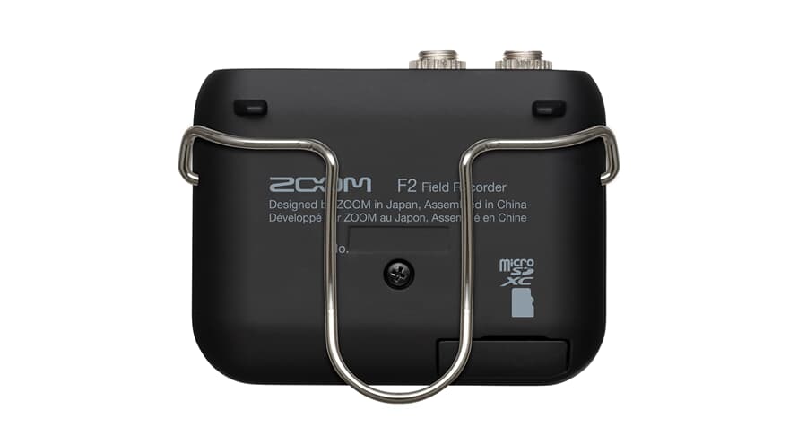 Zoom F2 enregistreur de terrain avec microphone cravate