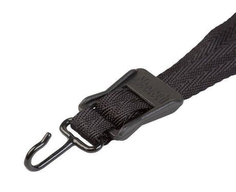 Courroie de saxophone Neotech Soft Sax standard, noire, crochets métalliques