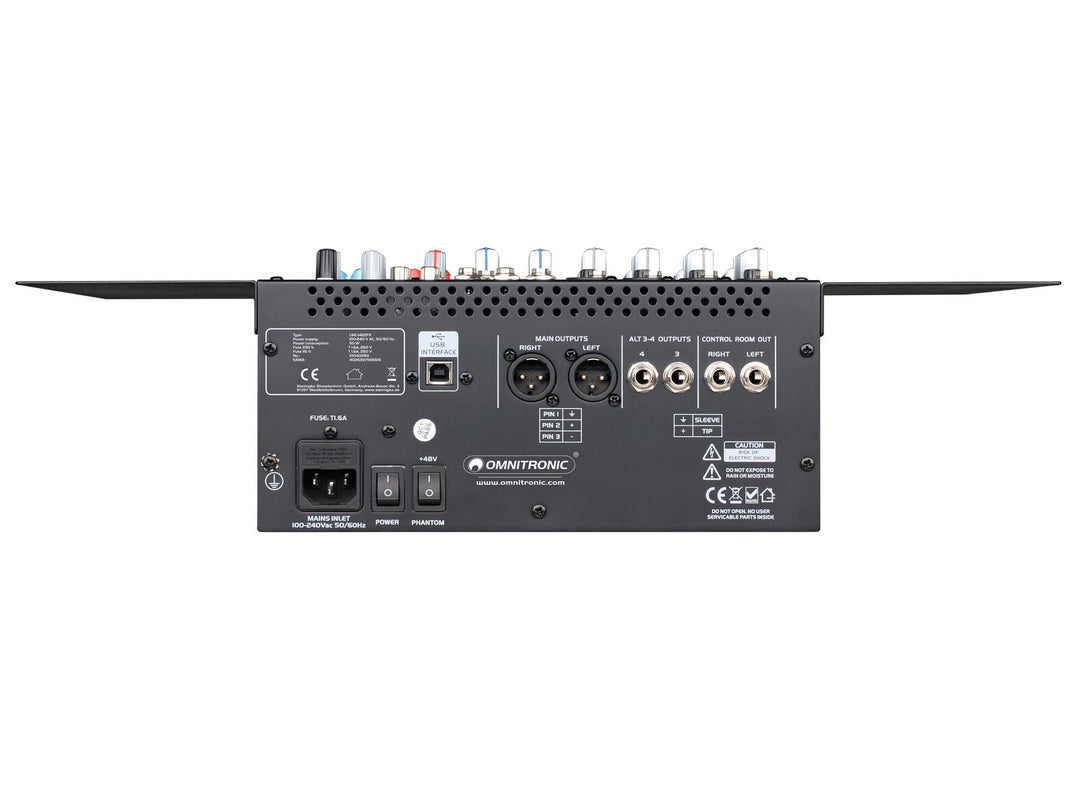 OMNITRONIC LMC-1422FX console de mixage USB