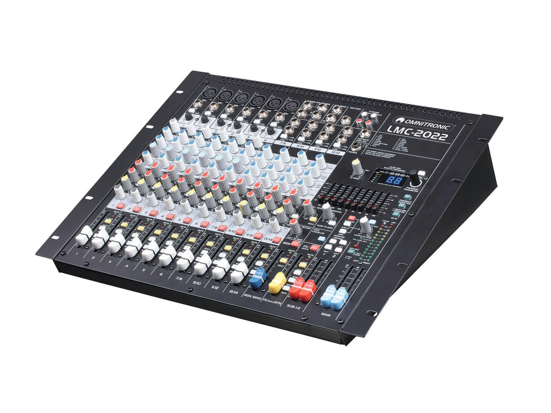 OMNITRONIC LMC-2022FX console de mixage USB