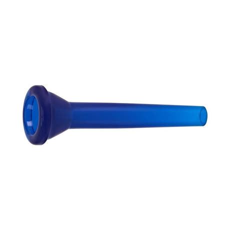 pTrumpet embouchure 5C pour trompettes, bleue, plastique ABS