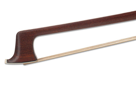 GEWA archet de violons W.R. Wild, baguette ronde en pernambouc, monté en maillechort