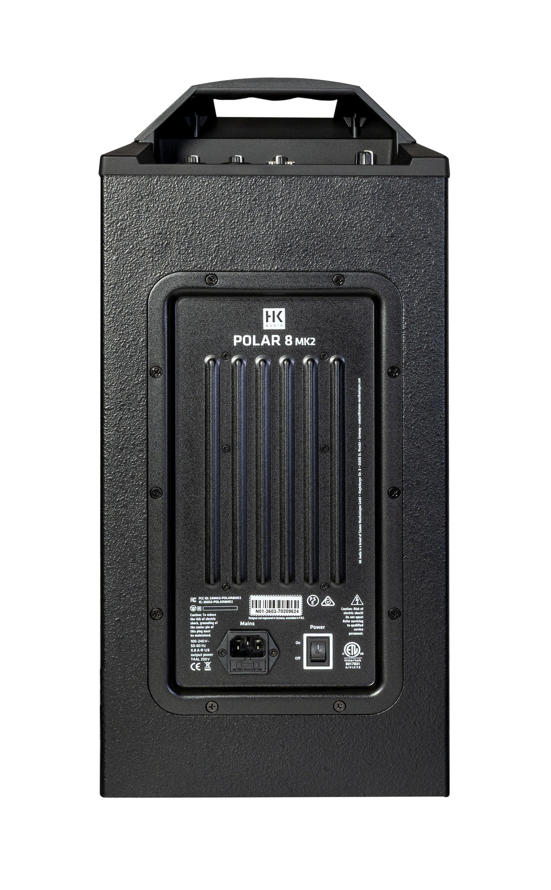 HK Audio POLAR 8 MK2 Système PA colonne actif 1200W avec Bluetooth (Noir)
