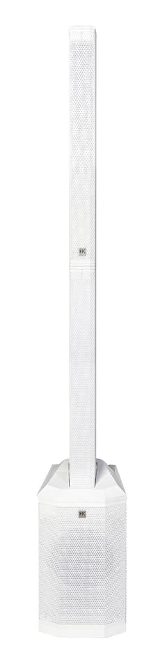 HK Audio POLAR 8 MK2 White Système PA colonne actif 1200W avec Bluetooth