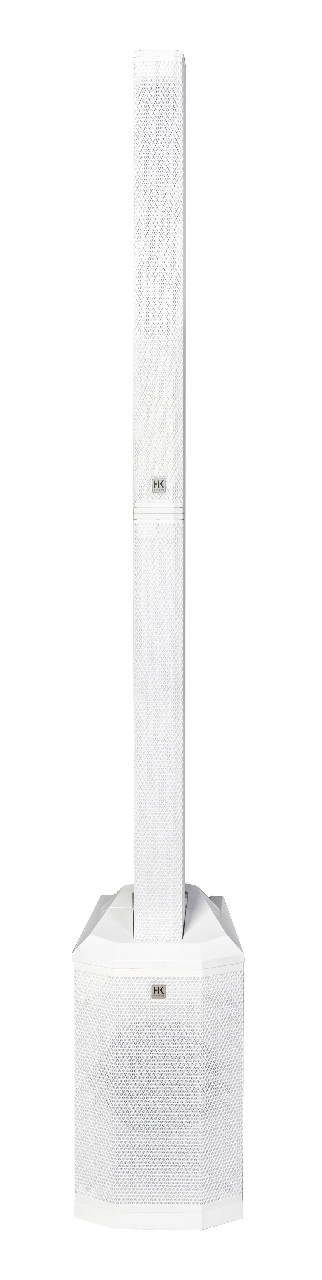 HK Audio POLAR 8 MK2 White Système PA colonne actif 1200W avec Bluetooth