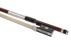 GEWA archet de violons W.R. Wild, baguette ronde en pernambouc, monté argent